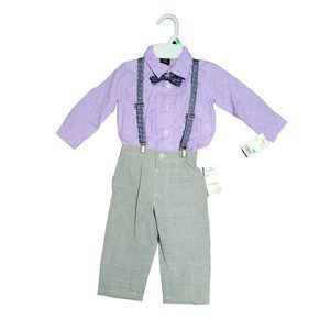 US Polo Assn Outfit 3- Piece Toddler Boys 18M Easter Wedding Formal Outf…